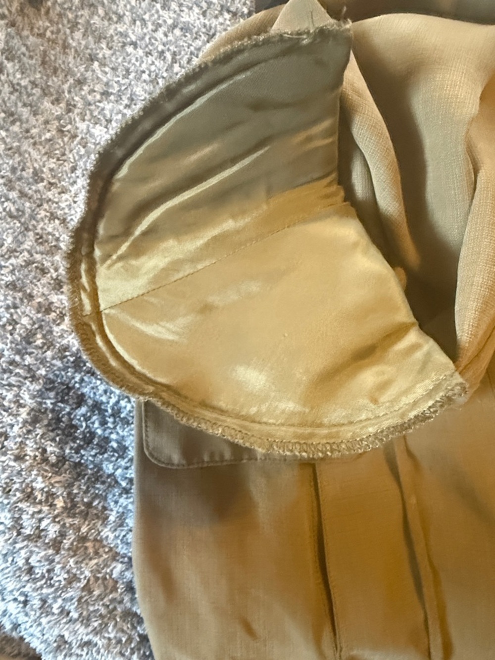 Liz Claiborne Olive Green Button-Front Maxi Dress - Picture 6 of 8